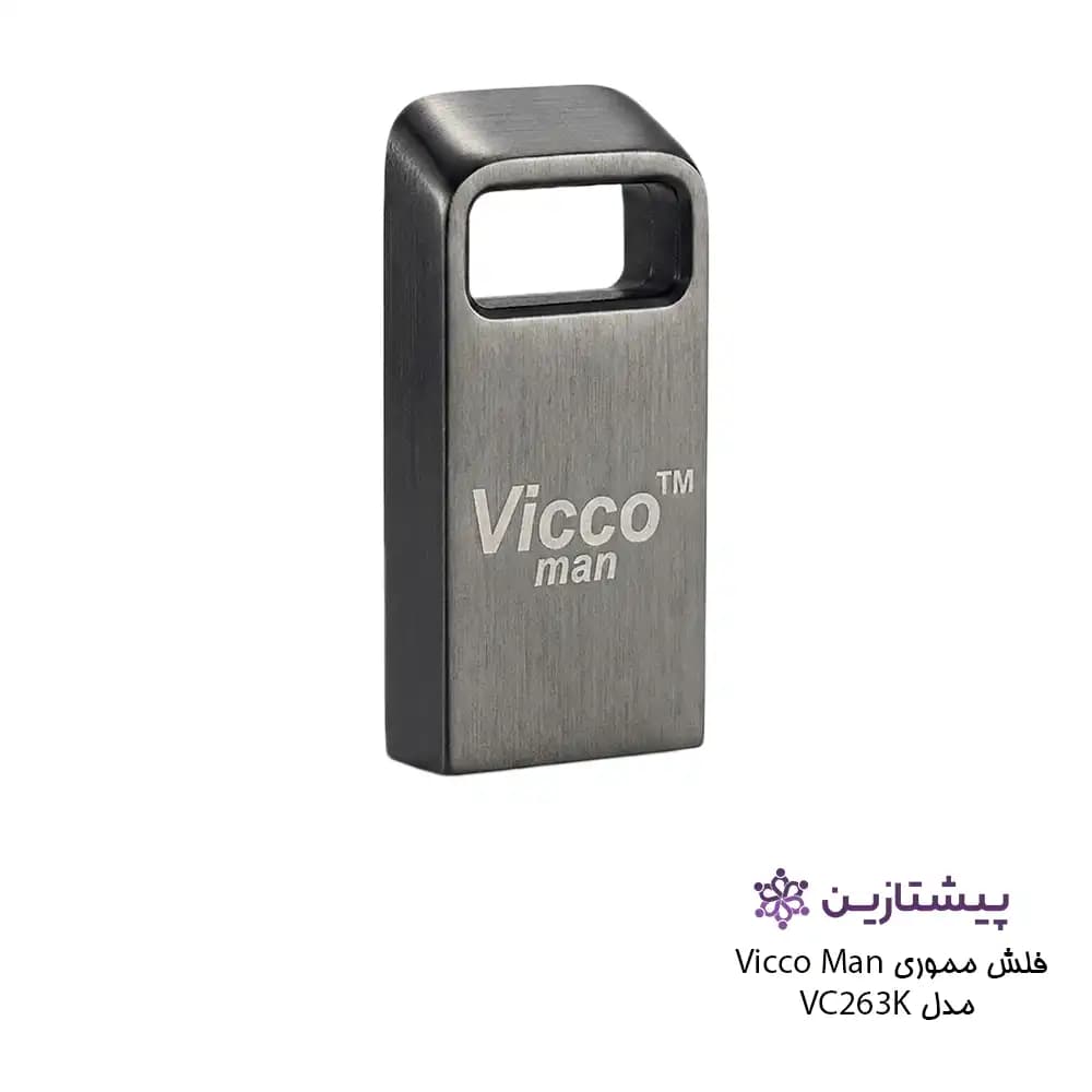 فلش ویکومن مشکی 16 گیگ USB3 مدل BLACK VC 363 — تصویر ۲