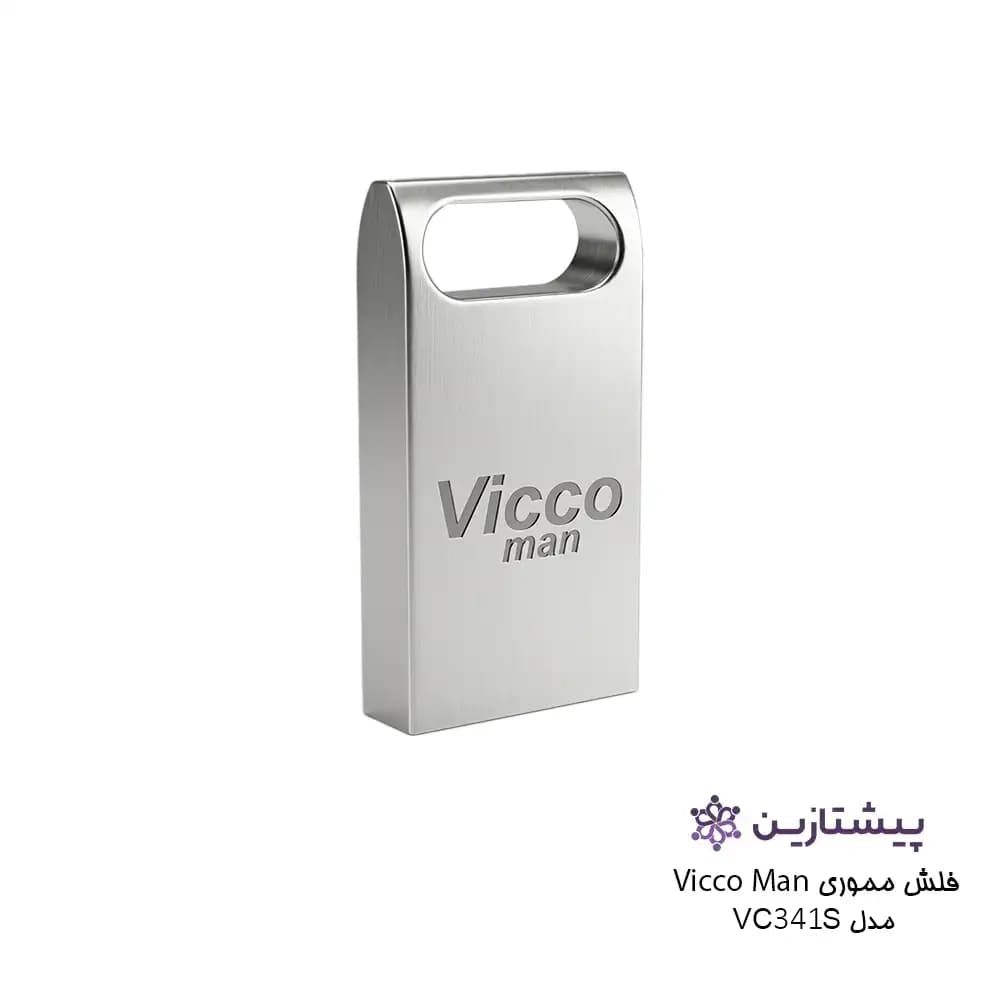 فلش ویکومن مشکی 16 گیگ USB3 مدل BLACK VC 341 — تصویر ۲