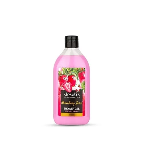شامپو بدن کرمی توت فرنگی نیوتیس Strawberry Juice حجم ۴۰۰ میل — تصویر ۲