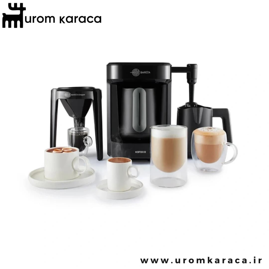 قهوه ساز پنج کاره کاراجا Hatir Barista خاکستری — تصویر ۲