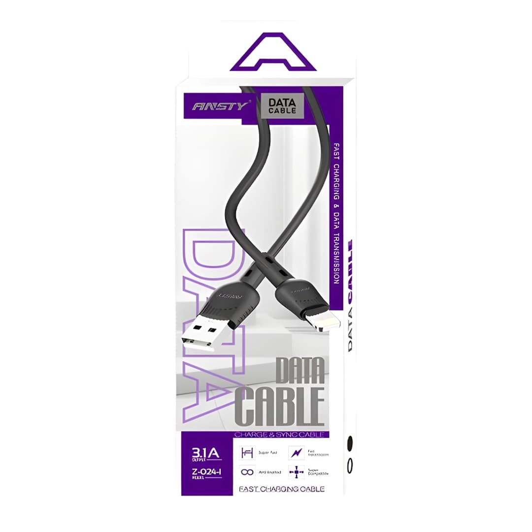 کابل شارژ ایفون ANSTY مدل Z-024-I – (گارانتی 6 ماهه) — تصویر ۲