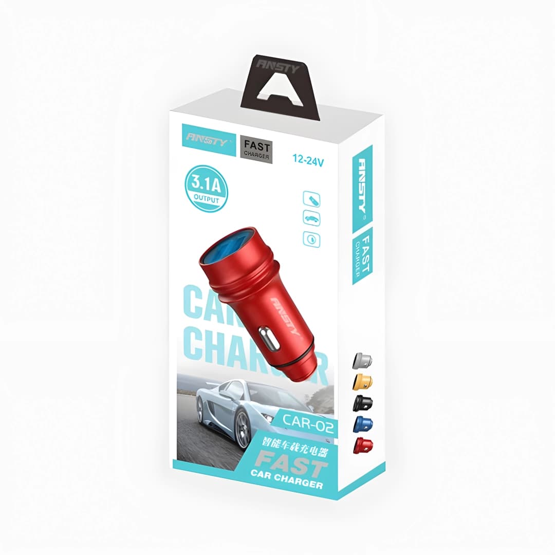 شارژر همراه با کابل شارژ میکرو برند ANSTY مدل CA-002 (گارانتی 6 ماهه ) — تصویر ۳