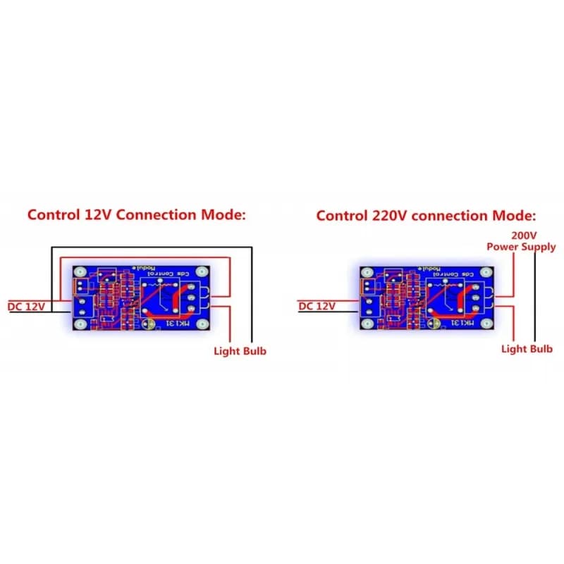 ماژول رله فتوسل 12V مدل XH-M131 — تصویر ۶