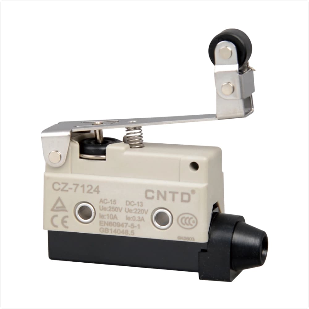 لیمیت سوئیچ قاب دار اهرمی قرقره دار CNTD مدل CZ-7124