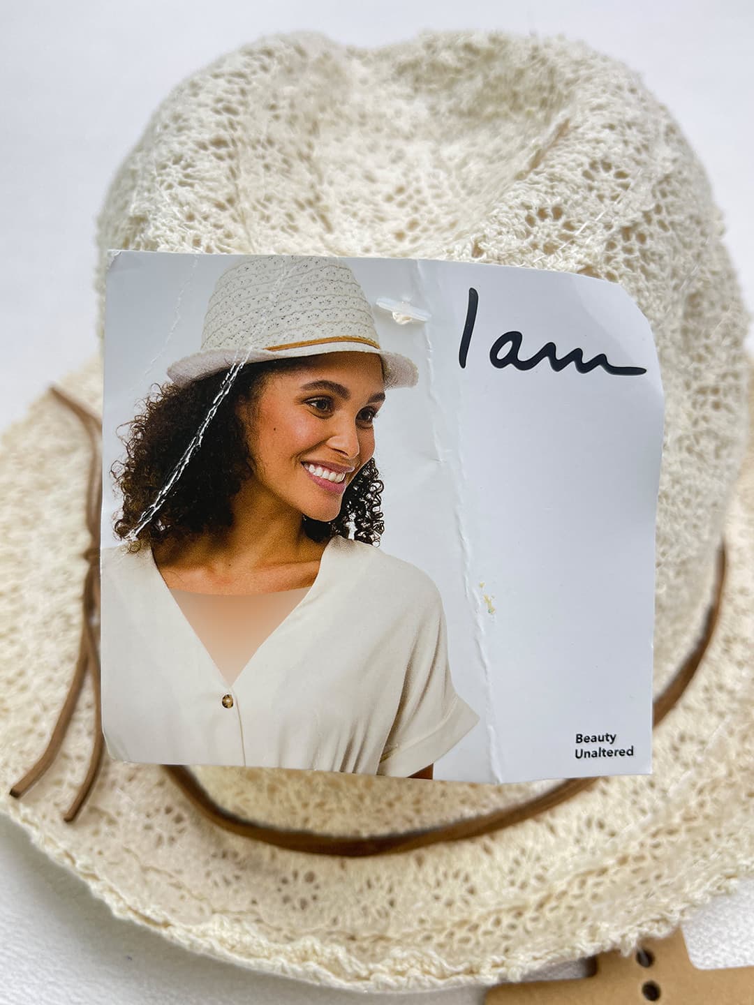 کلاه باکت زنانه شیری برند I am کد A3569 — تصویر ۶
