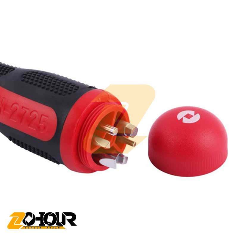 پیچ گوشتی جغجغه ای رونیکس با متعلقات مدل Ronix RH-2725 — تصویر ۴