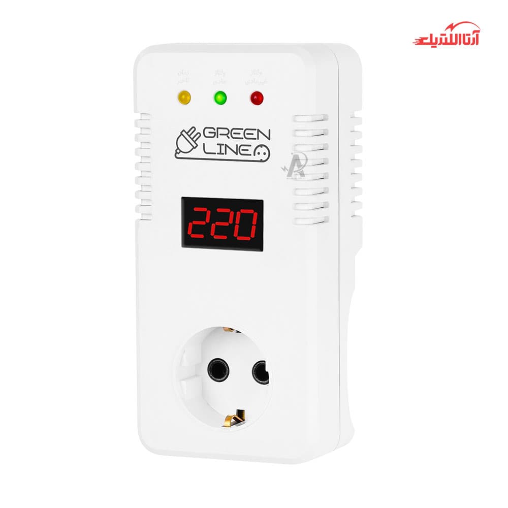 محافظ برق دیجیتال کولر گازی گرین مدل GLP161D — تصویر ۳