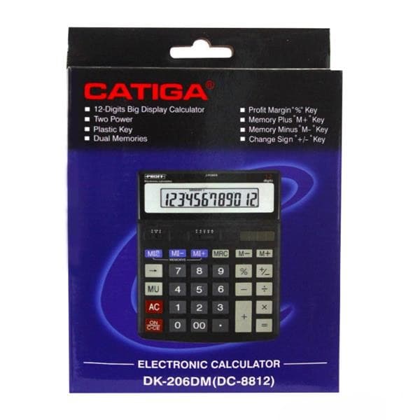 ماشین حساب کاتیگا DK-206DM-DC8812