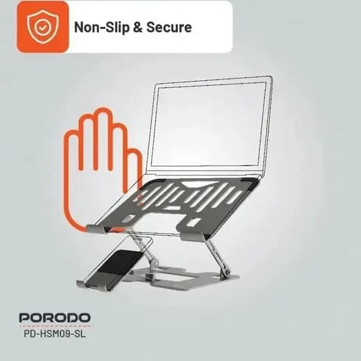 هولدر رومیزی 2کاره تبلت و موبایل پرودو PORODO 2IN1 FOLDABLE — تصویر ۵