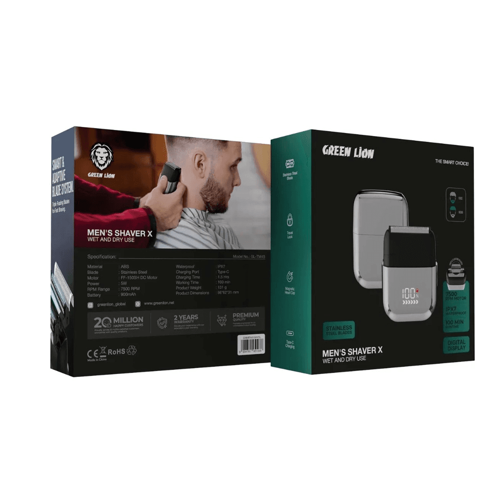 ماشین اصلاح مدل Green Lion SHAVER X GNMEN45SHVSL — تصویر ۳