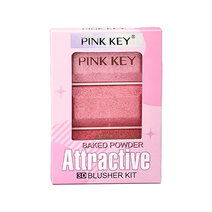 پالت رژگونه سهرنگ Attractive پینک کی کد YM3010 - لیرا بیوتی