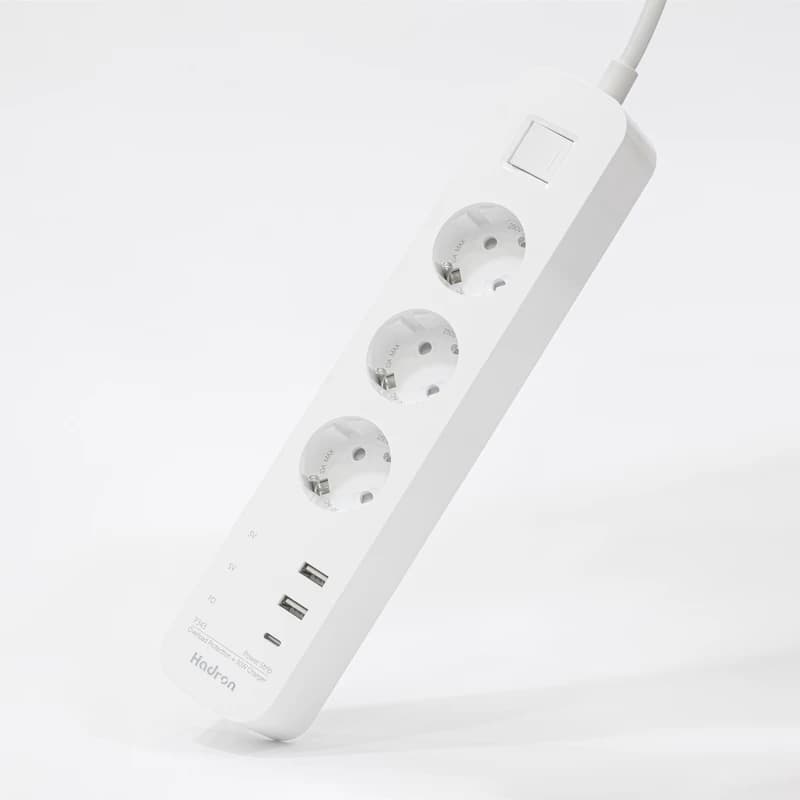 چندراهی برق هادرون با 30w PD مدل HADRON P343 با گارانتی 18 ماهه — تصویر ۷