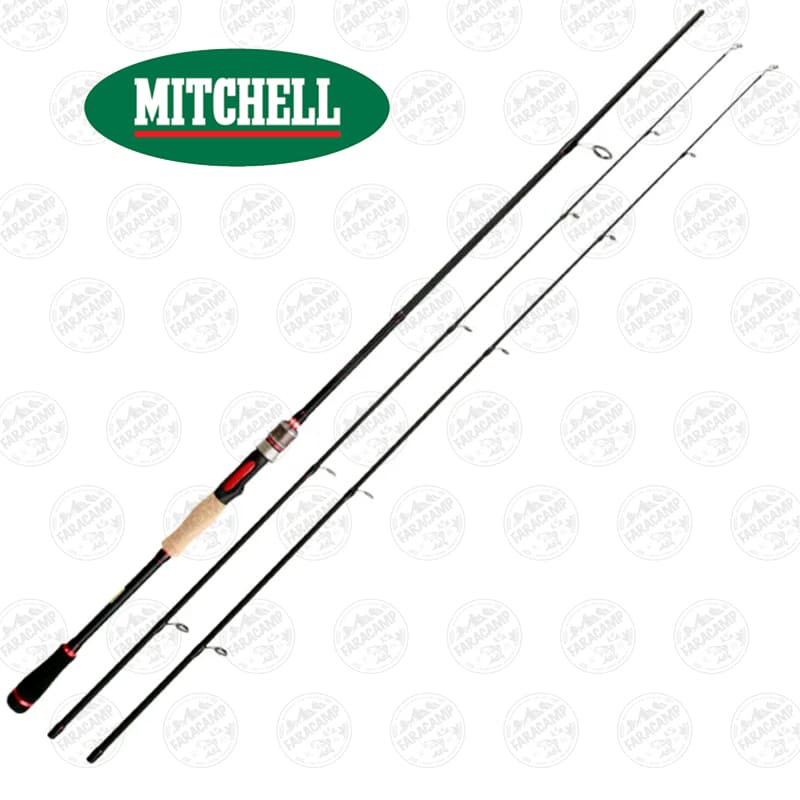 چوب اسپینینگ دو تکه کربن با دو اکشن ۲۱۰ سانت میشل MITCHELL