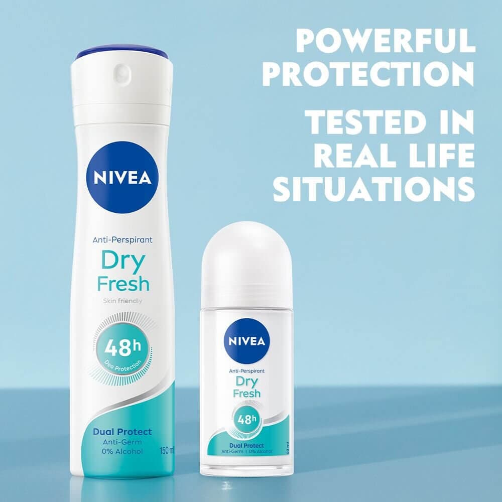 اسپری ضد تعریق زنانه Dry Fresh نیوآ حجم 150 میل — تصویر ۲