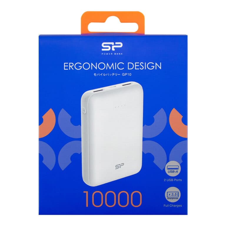 پاوربانک سیلیکون پاور مدل GP10 ظرفیت 10000 میلی آمپر ساعت — تصویر ۲