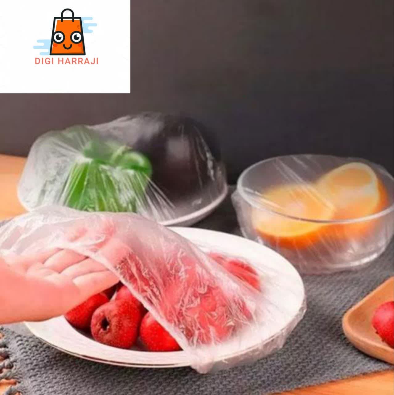 کاور پلاستیکی ۱۰۰ عددی | محافظ ظروف و مواد غذایی در برابر آلودگی