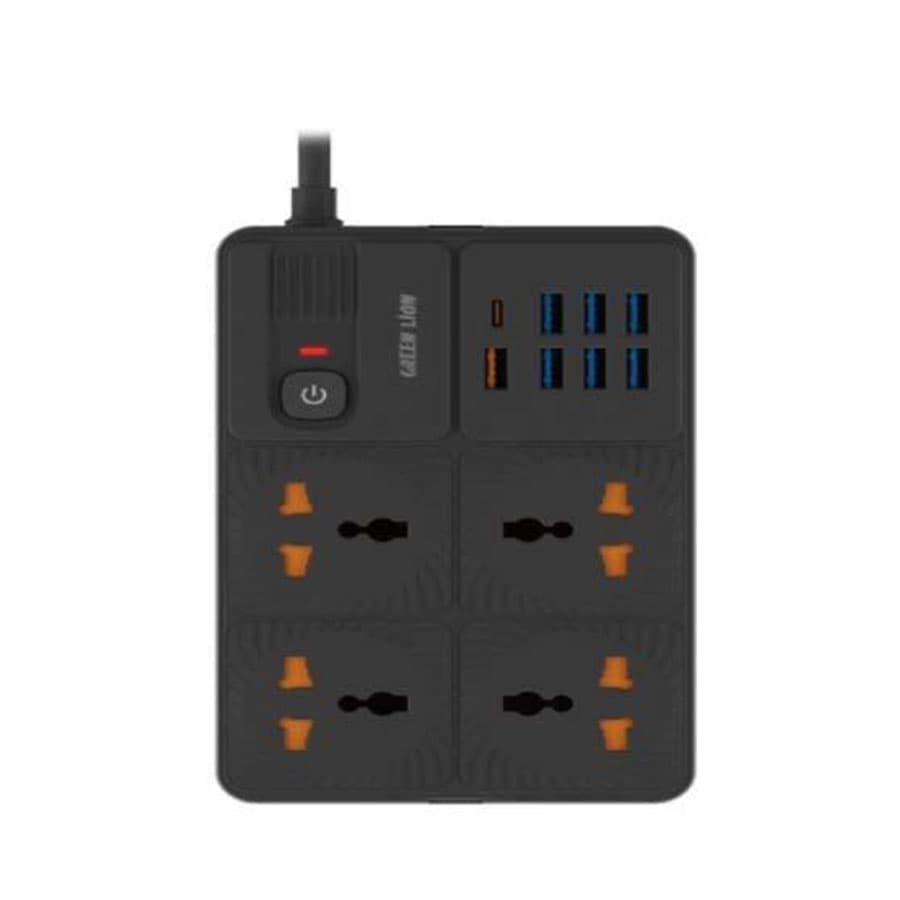 چند راهی هوشمند و شارژر گرین لاین Green Lion Power Socket 7 USB-A Port & 1 PD Port 3250W (فروش عمده و تک) — تصویر ۳