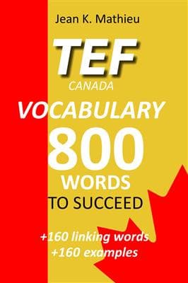 کتاب TEF CANADA – Vocabulary – 800 words to succeed — تصویر ۲