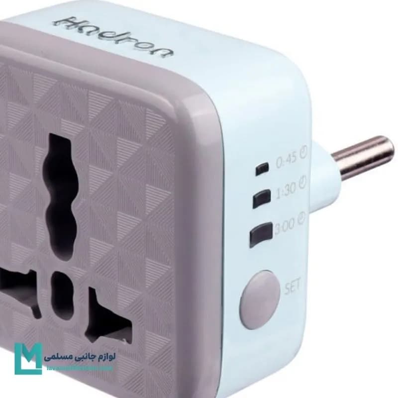تبدیل برق ۳ به ۲ تایمردار هادرون P103 کد T106 | لوازم جانبی مسلمی — تصویر ۹