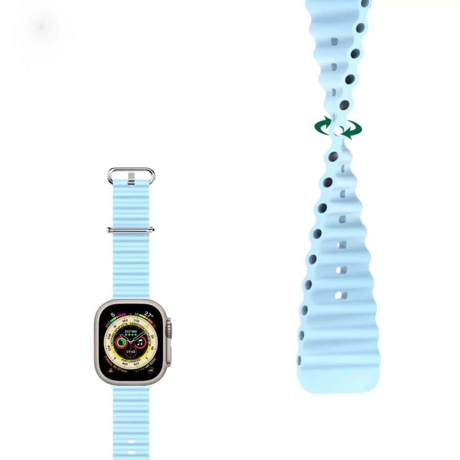 بند اپل واچ سیلیکونی گرین لاین مدل Felex Silicone Watch Band — تصویر ۴