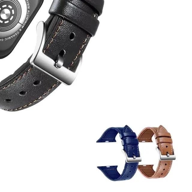 بند ساعت اپل واچ گرین لاین مدل Genuine Leather Strap — تصویر ۳