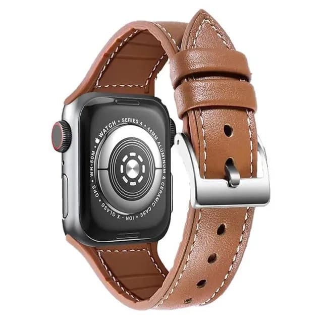 بند ساعت اپل واچ گرین لاین مدل Genuine Leather Strap — تصویر ۵