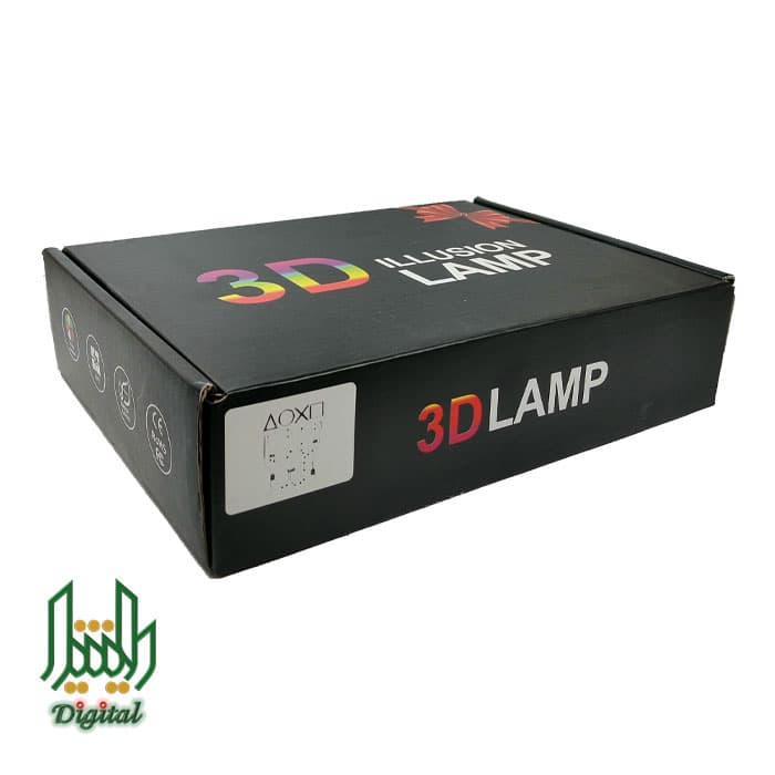 چراغ تزئینی 3D Lamp Illusion مدل LED طرح PS Icon Digital — تصویر ۷