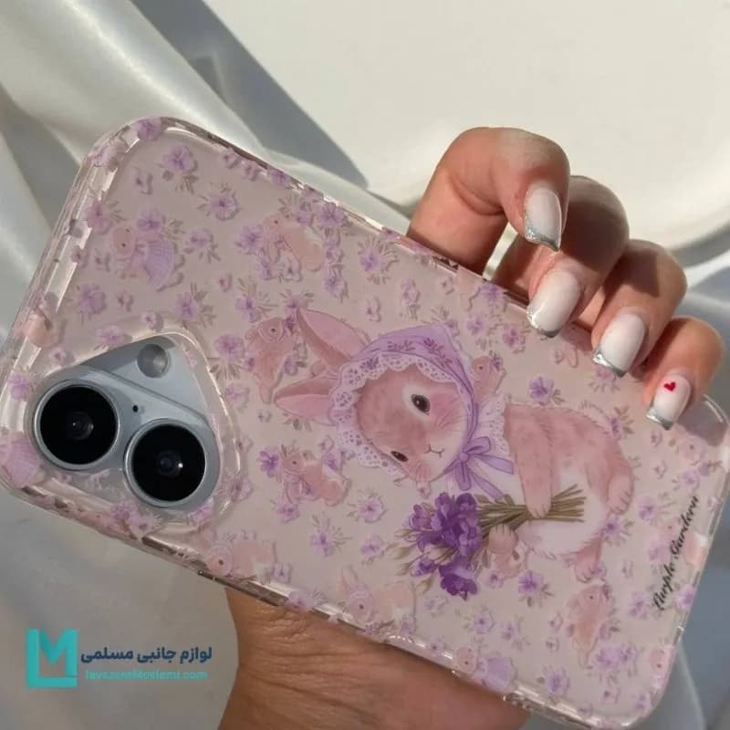 قاب گوشی فانتزی طرح خرگوشي گلدار کد C3660 | لوازم جانبی مسلمی — تصویر ۲