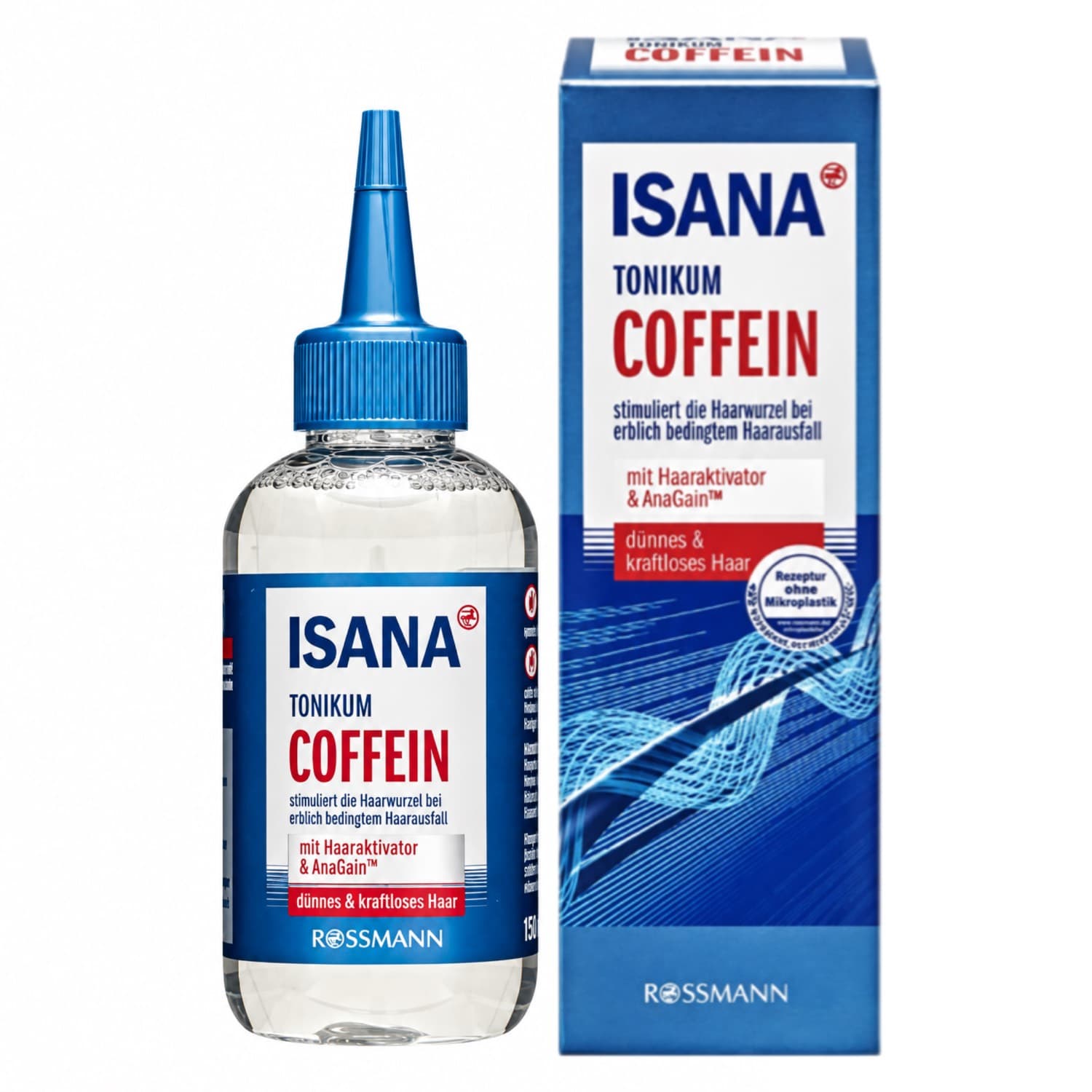 تونیک ضد ریزش و تقویت کننده مو کافئین ایسانا Isana مدل Caffeine Anti‑Hair Loss & Strengthening Scalp Tonic