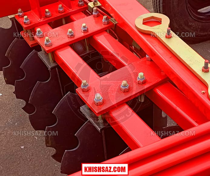 دیسک افست سبک 22 پره با پره 20 اینچ صادراتی با یاتاقان تک بلبرینگ سبک و لاستیک 16 نو(میل دیسک 30 * 30 ) — تصویر ۷