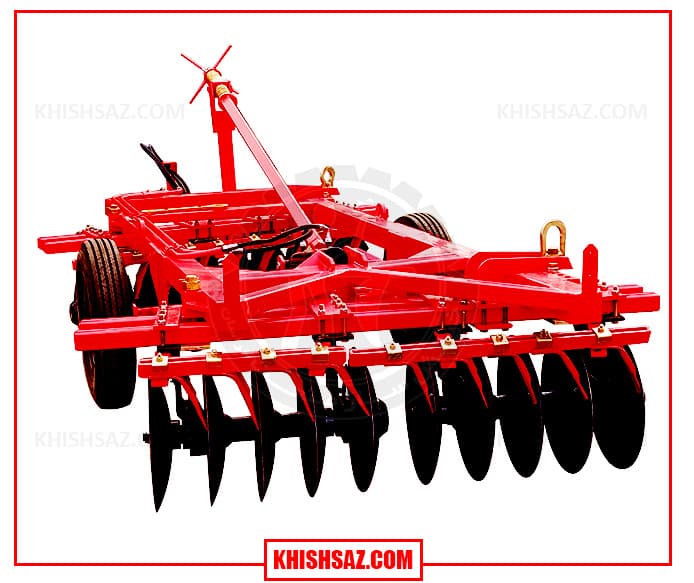 دیسک افست سبک 22 پره با پره 20 اینچ صادراتی با یاتاقان تک بلبرینگ سبک و لاستیک 16 نو(میل دیسک 30 * 30 ) — تصویر ۲
