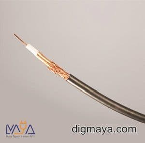 کابل RG59 وحدت مغز مس شیلد cca (درجه دو) — تصویر ۲