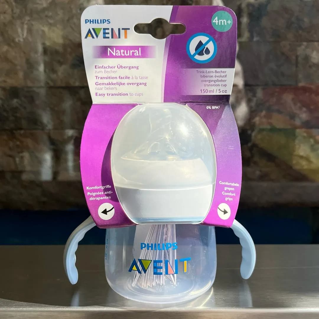 شیشه شیر دسته دار نچرال ۱۵۰ میل فیلیپس اونت Philips Avent — تصویر ۴