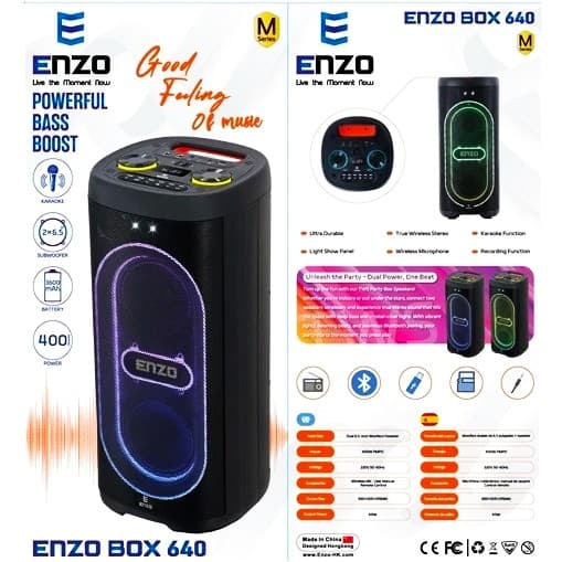 اسپیکر بلوتوث قابل حمل ENZO BOX640 — تصویر ۵