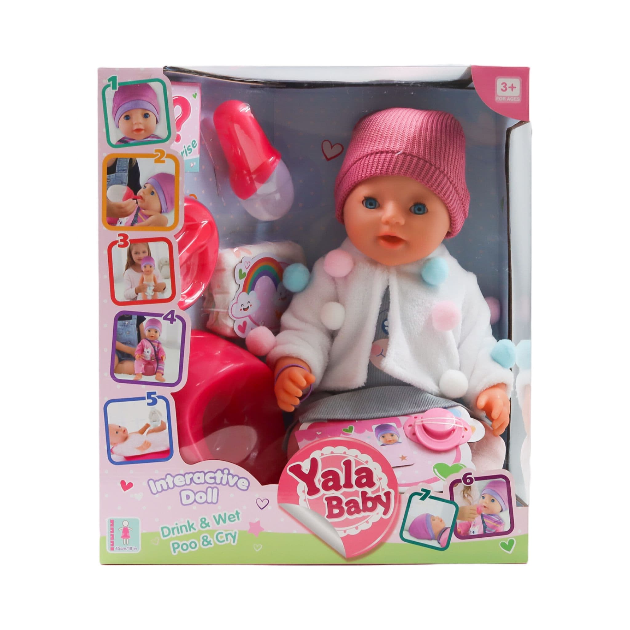 عروسک نوزاد گوشتی دختر Yala Baby مدل BL038C — تصویر ۲