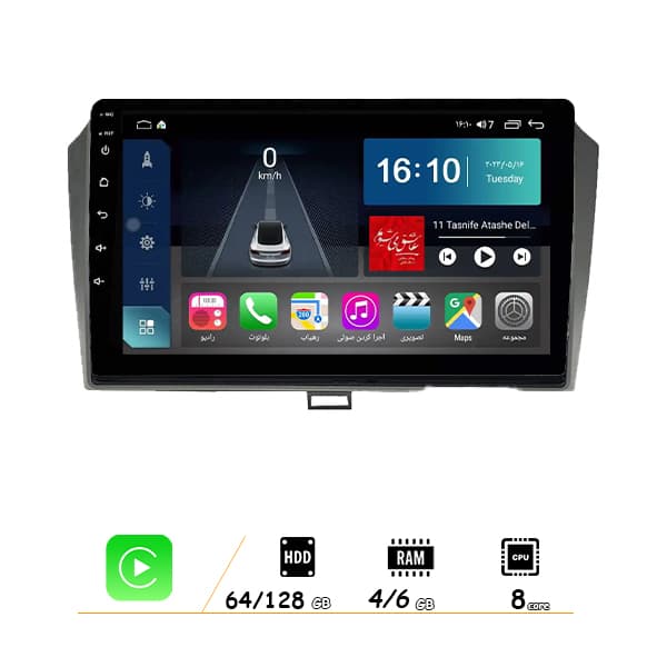 مانیتور 9 اینچ اندروید جک J5 برند وینکا مدل GL855 رم 6 گیگ