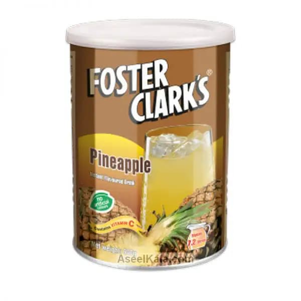 پودر شربت فوستر کلارکس آناناس قوطی ۹۰۰ گرمی – FOSTER CLARKS — تصویر ۲