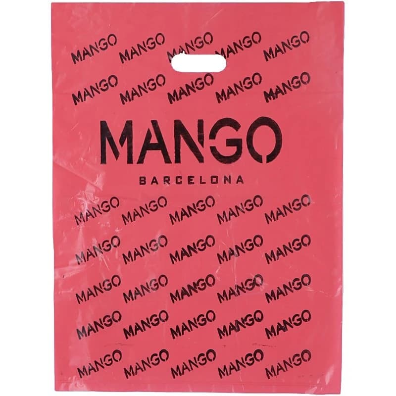 نایلون دسته دار طرح Mango سایز 55*40 سانتی متر بسته 1 کیلویی — تصویر ۲