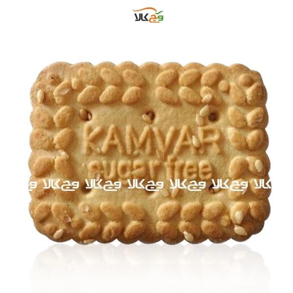 بیسکویت بدون قند دیابتی کنجد کامور – 350 گرمی — تصویر ۲