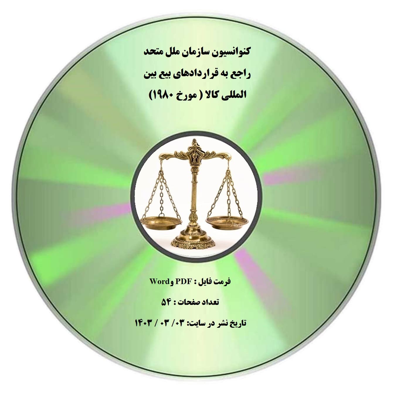 کنوانسیون سازمان ملل متحد راجع به قراردادهای بیع بین المللی کالا ( مورخ 1980)