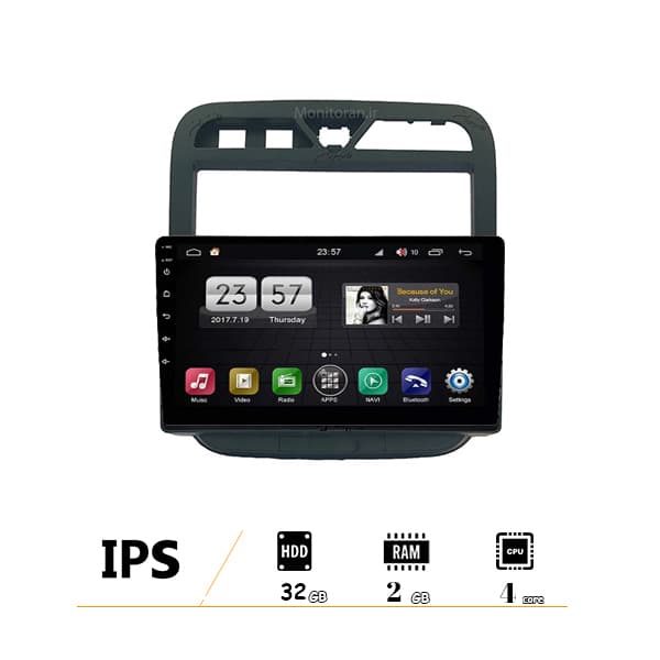 مانیتور 9 اینچ اندروید سمند LX برند وینکا سری +S170 مدل LT855