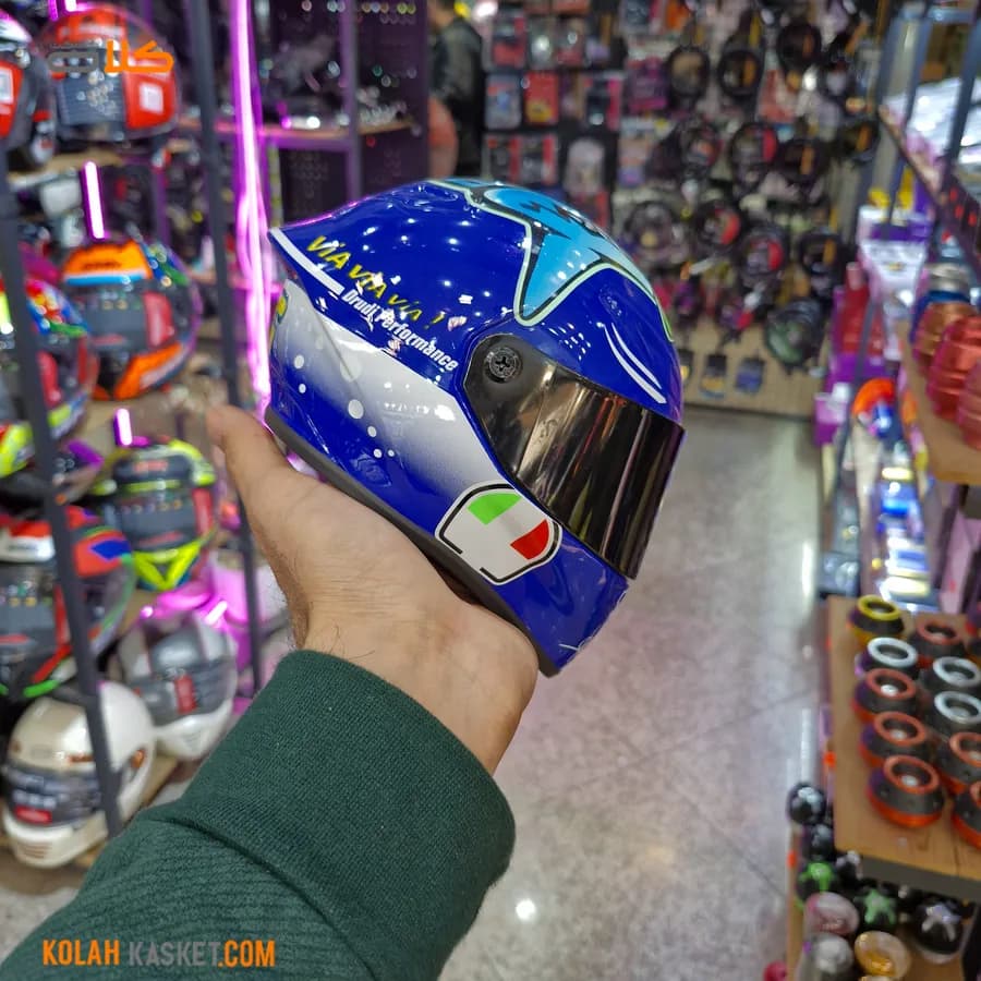 ماکت کلاه کاسکت AGV طرح Shark — تصویر ۷