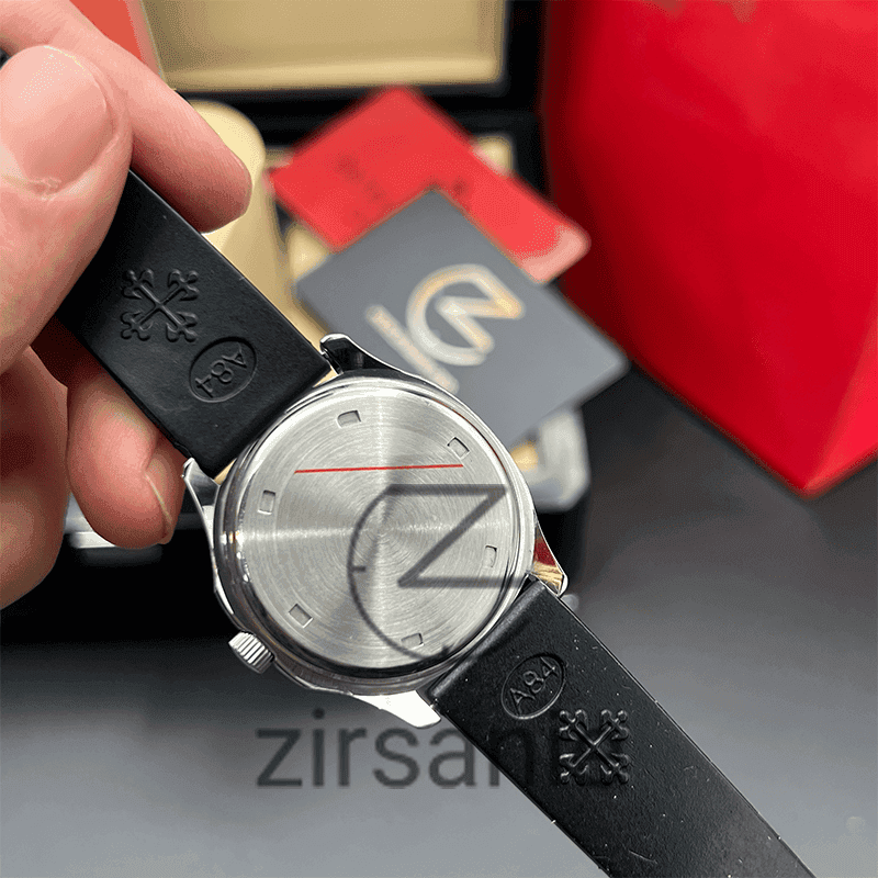 ساعت مچی زنانه پتک فیلیپ آکوانات دورنگین Patek Philippe Aquanaut Diamonds Silver Black — تصویر ۸