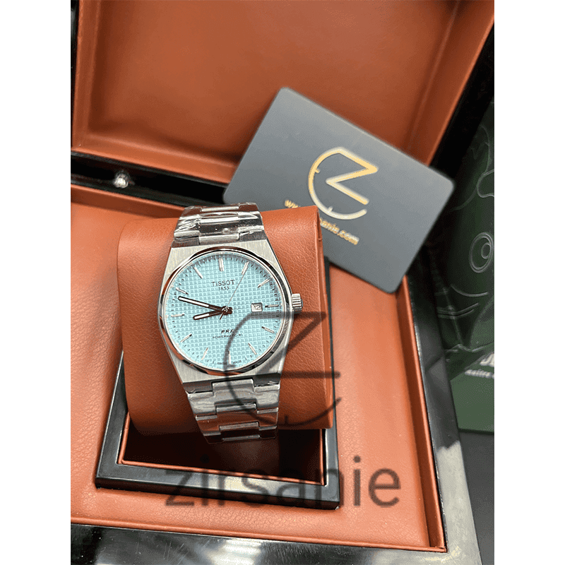 ساعت مچی مردانه تیسوت Tissot PRX Powermatic 80 Silver Tiffany — تصویر ۷