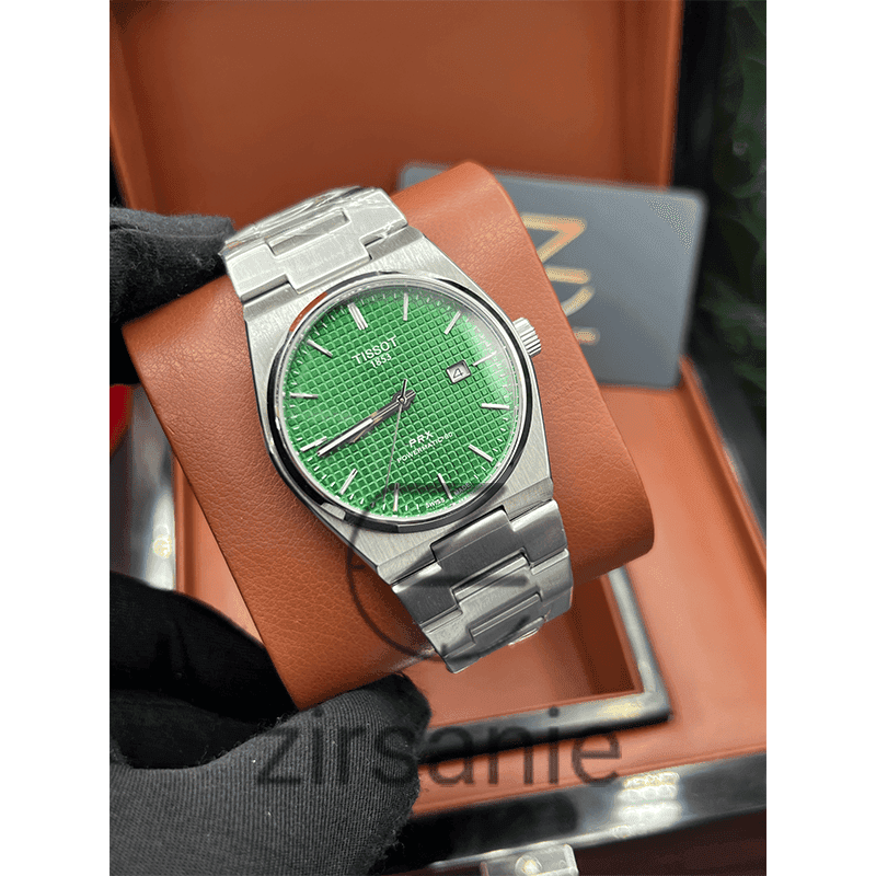 ساعت مچی مردانه تیسوت Tissot PRX Powermatic 80 Silver Green — تصویر ۷