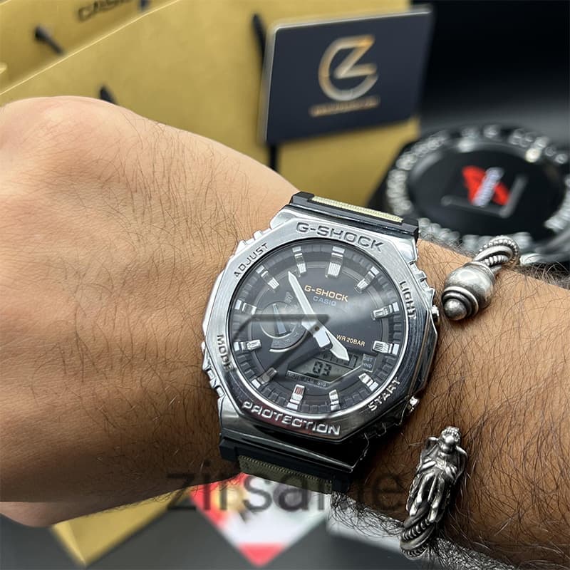 ساعت مچی کاسیو جی شاک – Casio G-Shock Gm2100 CHS Green — تصویر ۴