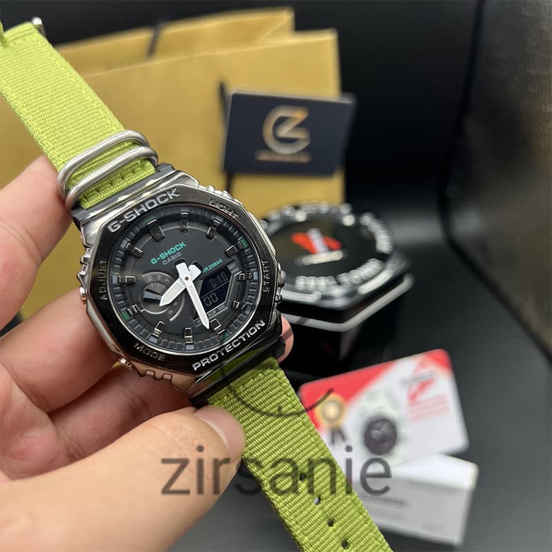 ساعت مچی کاسیو جی شاک – Casio G-Shock Gm2100 CHS Green — تصویر ۹
