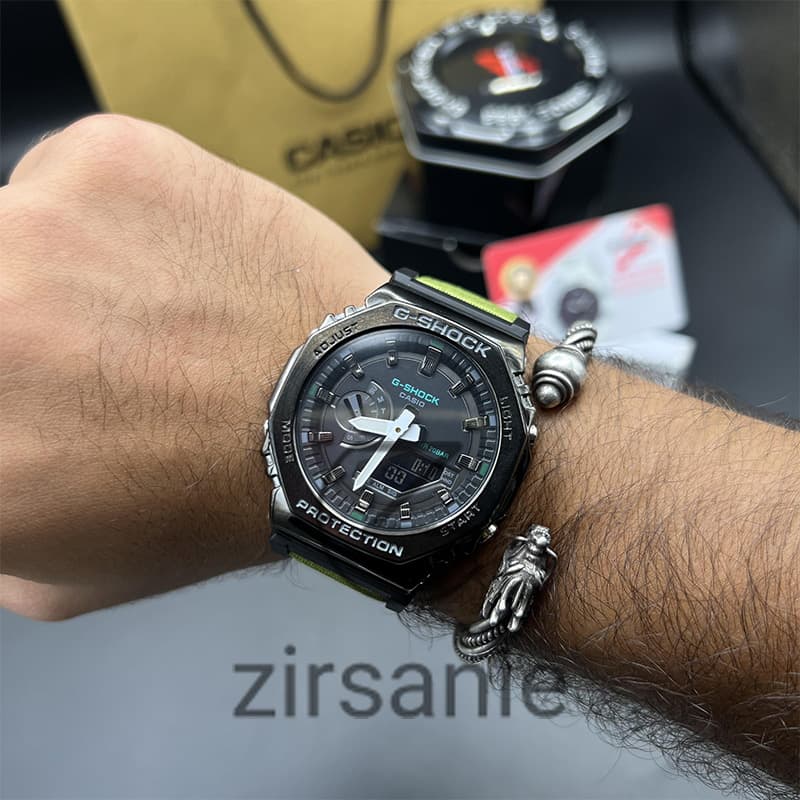 ساعت مچی کاسیو جی شاک – Casio G-Shock Gm2100 CHS Green — تصویر ۱۰