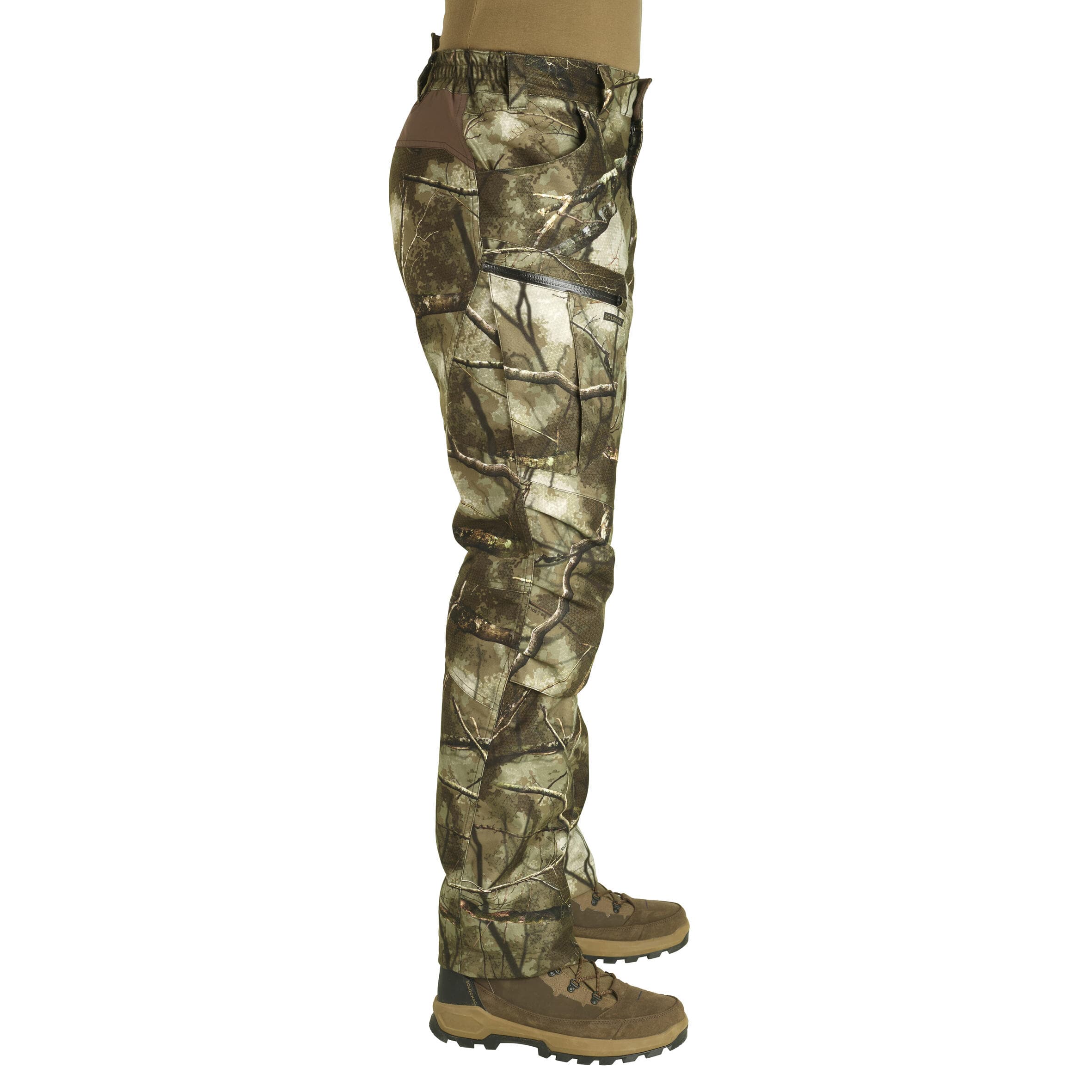 شلوار شکار سولوگناک طرح استتار (پیش خرید) Solognac Men’s Waterproof Outdoor Trousers – Hunting and Nature Watching – Treemetic 500 — تصویر ۶
