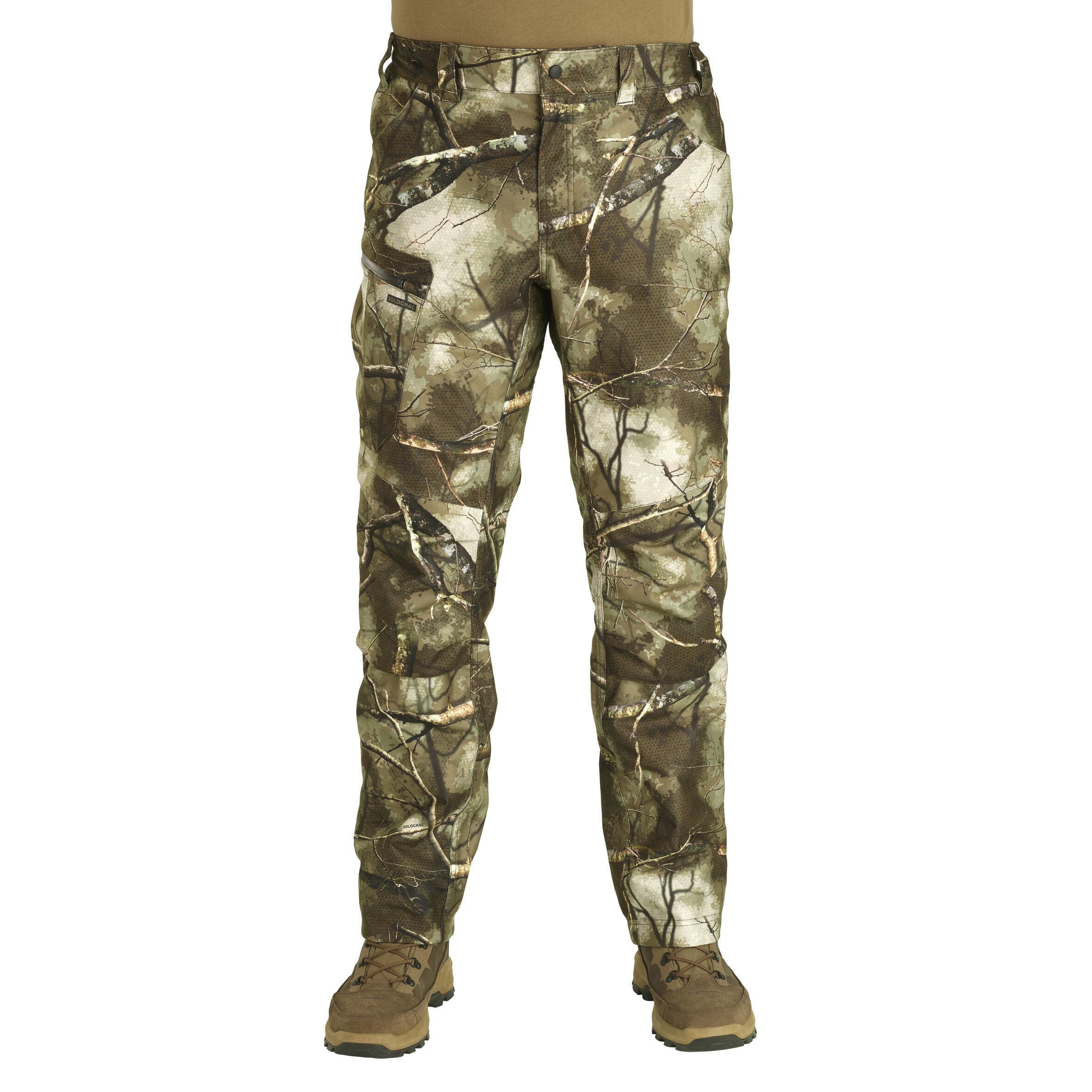 شلوار شکار سولوگناک طرح استتار (پیش خرید) Solognac Men’s Waterproof Outdoor Trousers – Hunting and Nature Watching – Treemetic 500 — تصویر ۵